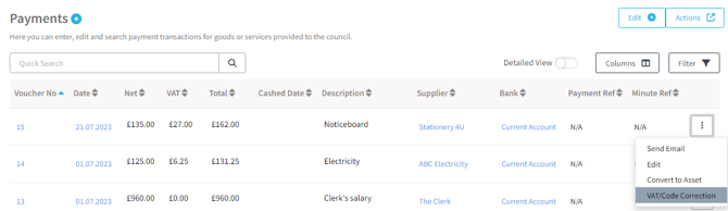 Navigate To Transactions