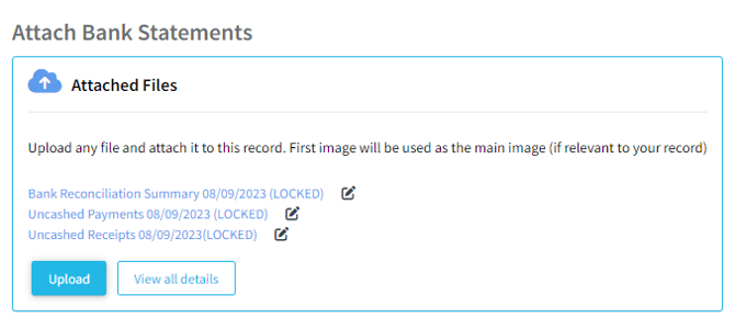 Attach Bank Statement