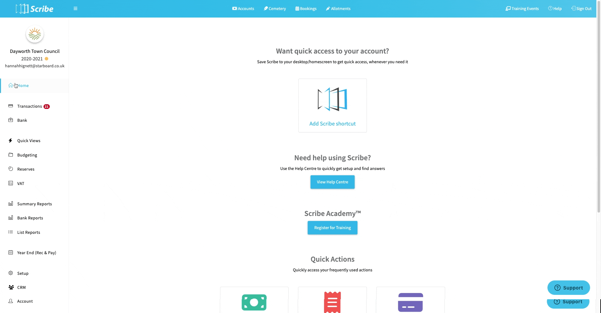 Dayworth Town Council