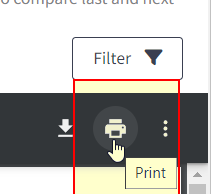 Print a Forecasting Report